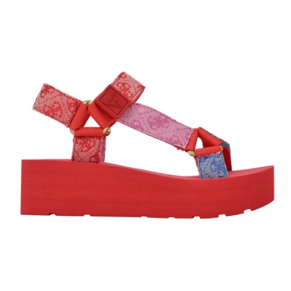 Guess Shoes Nwt Guess Womens Avin Logo Sport Sandals Size 7 Poshmark